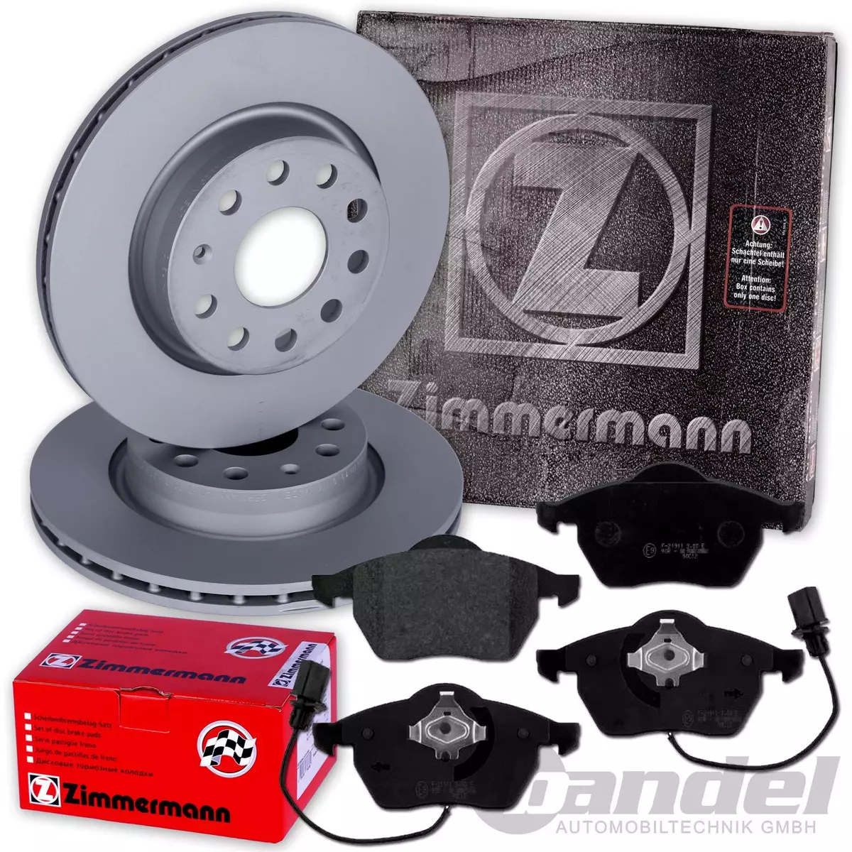 Гальмівні колодки та диски Zimmermann для MERCEDES-BENZ SPRINTER 904