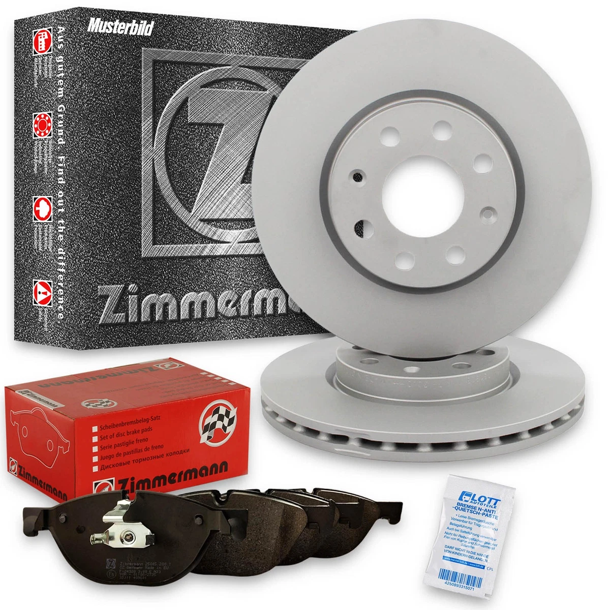 Гальмівні колодки та диски Zimmermann для CITROEN JUMPER (230L)