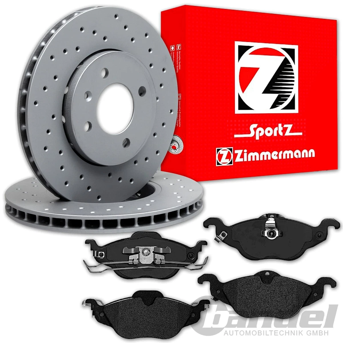 Гальмівні диски та колодки Zimmermann для Mercedes E-Class W211