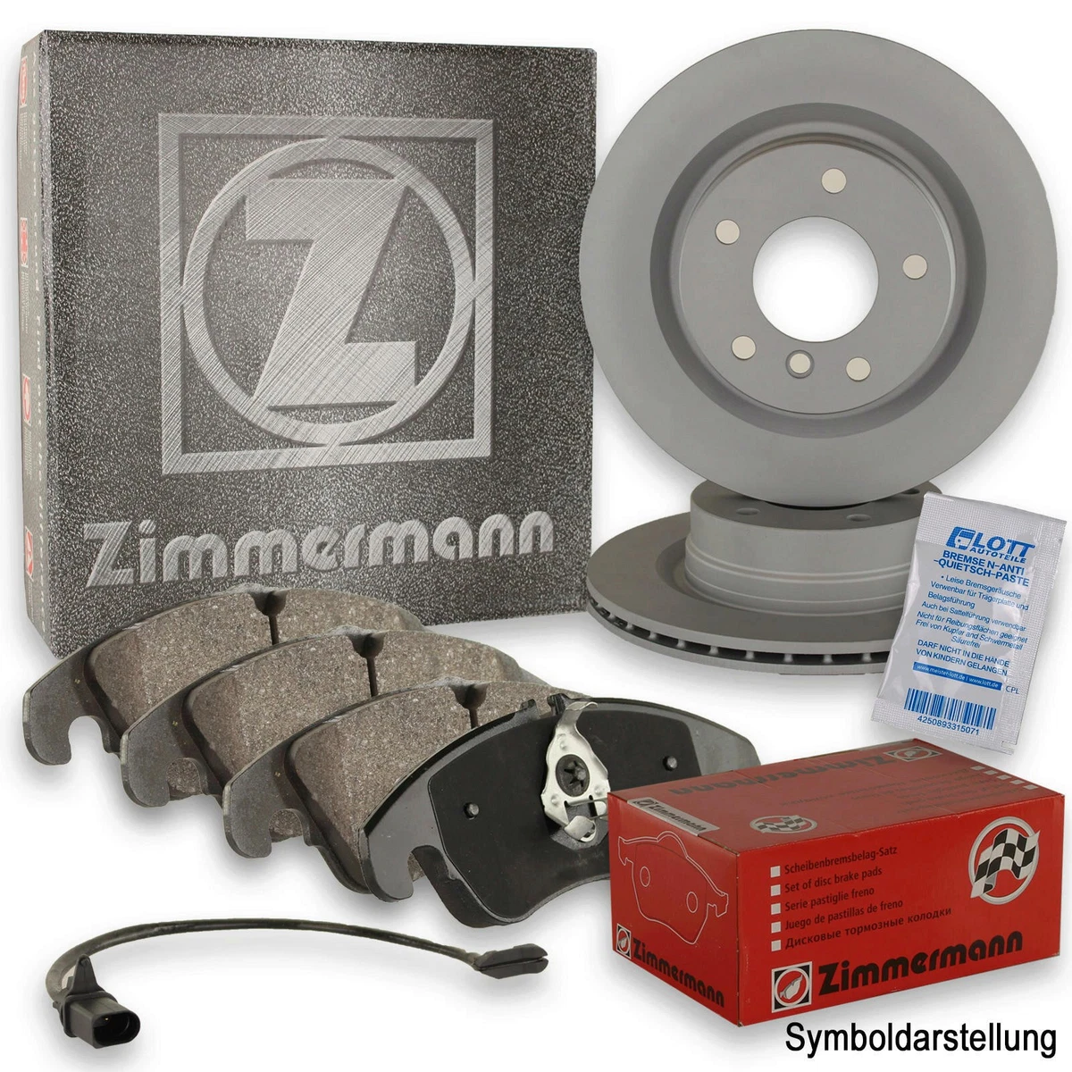 Гальмівні колодки та диски Zimmermann для MERCEDES-BENZ SPRINTER 904