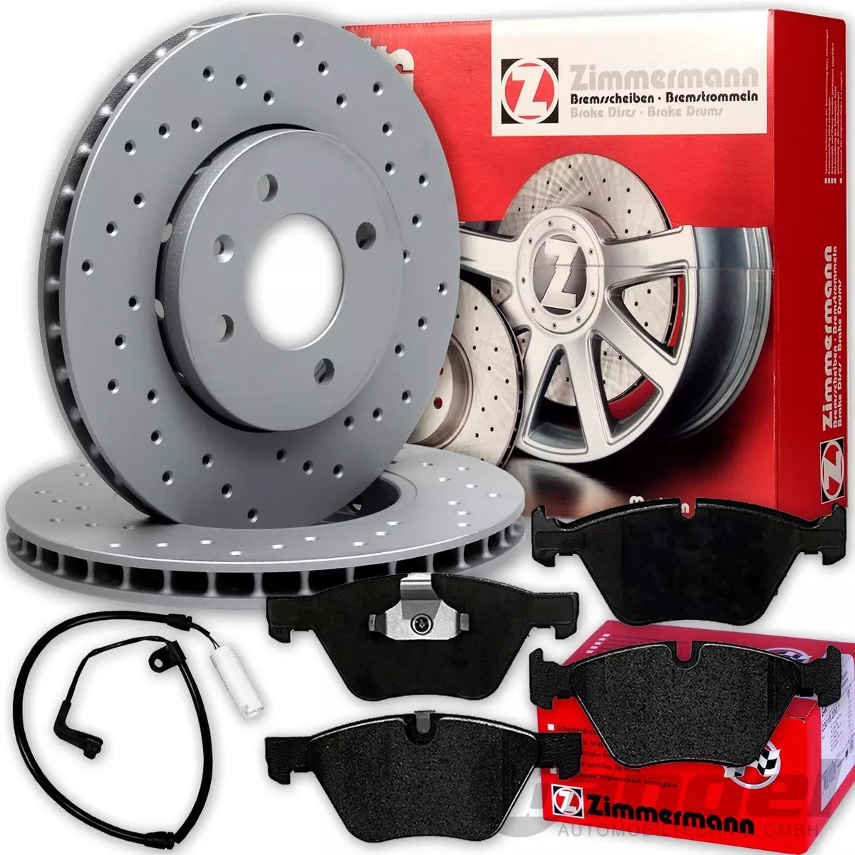Гальмівні диски та колодки Zimmermann для Mercedes E-Class W211