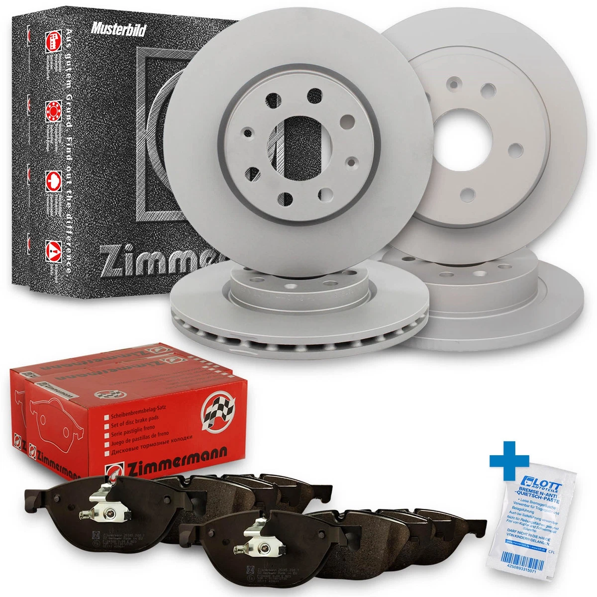 Zimmermann гальмівні колодки та диски для Opel Vectra C Caravan